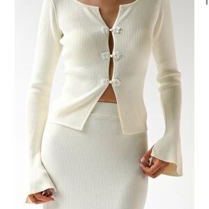 Yellow the Label Kai Top in Ivory